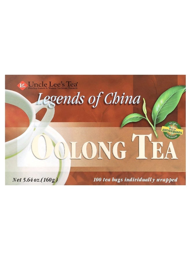 Uncle Lee's Tea, Legends of China, Oolong Tea, 100 Tea Bags, 5.64 oz (160 g) (Packaging may vary) - Image 1