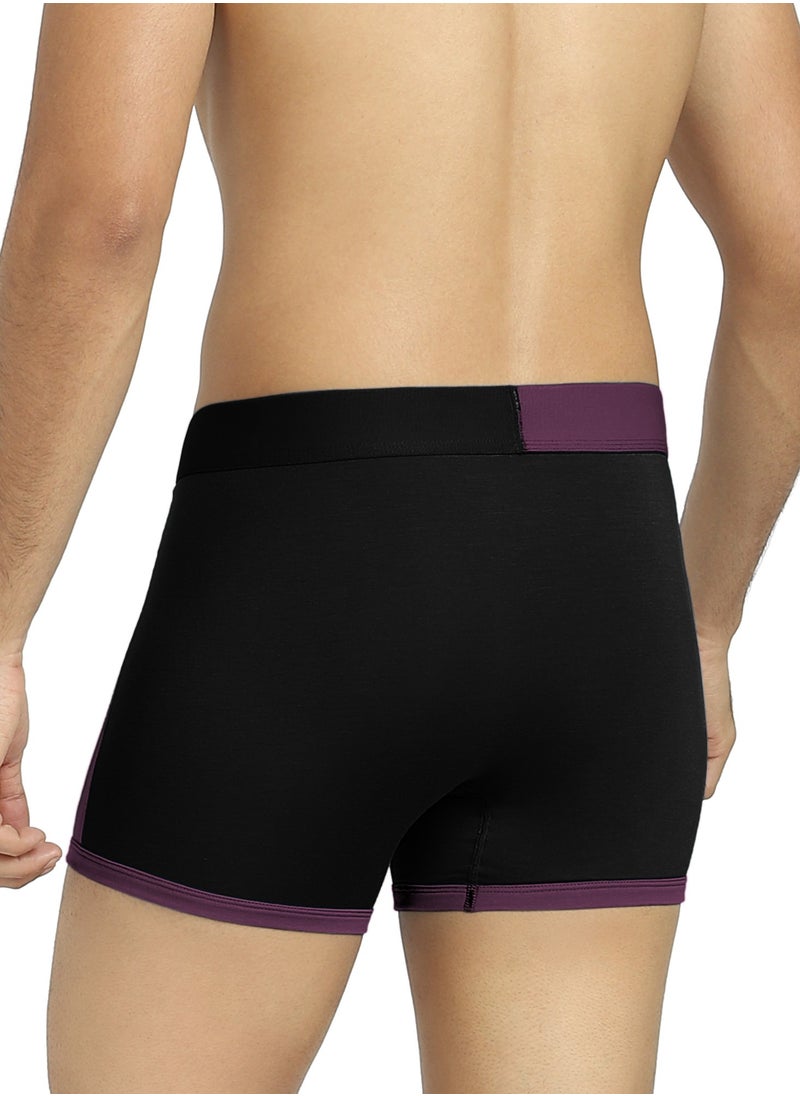 XYXX - Pack of 3 Dualist Intellisoft Micro Modal Color Blocked Colorblock Men Trunk - Image 1