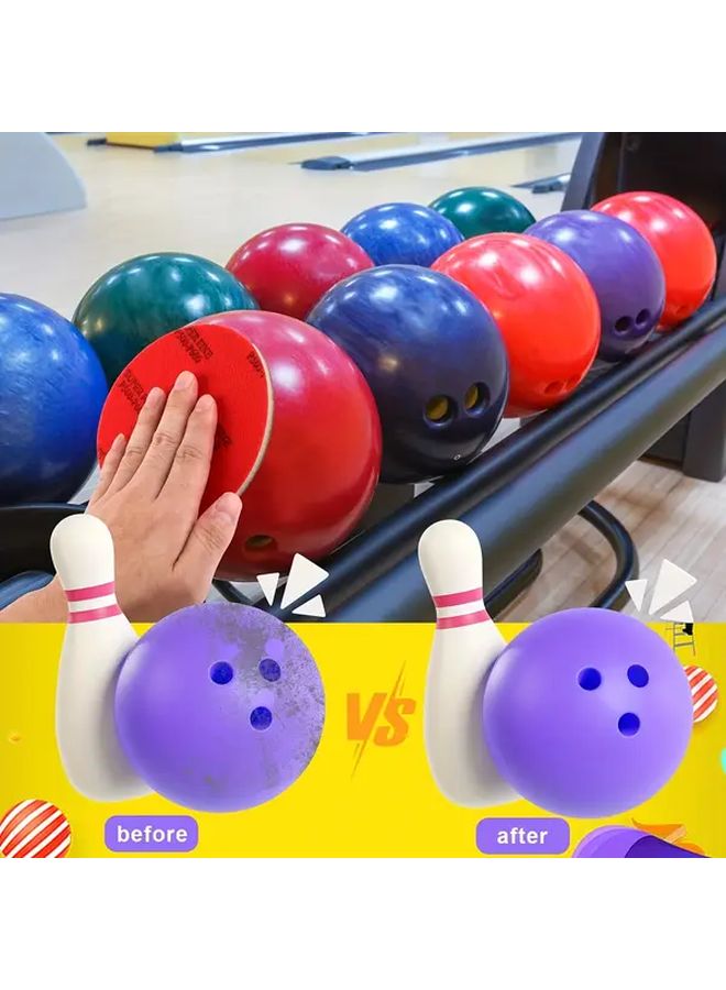 6pcs 5 Inch Bowling Ball Sanding Pads Resurfacing Polishing Kit Red 500 1000 2000 Grit - Image 4