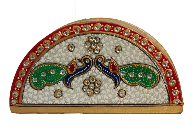 Dekor World Painted Marble Napking Holder - Image 5