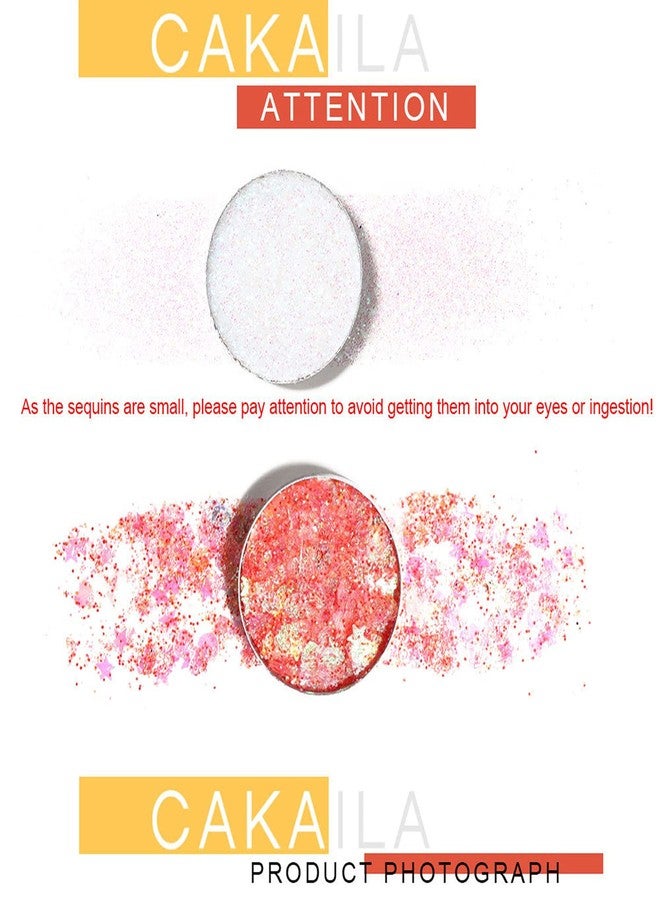 LemonSac Glitter Eyeshadow Palette, 40 Colors Highly Pressed Pigmented Metallic Shimmer Sparkly Glitter Eyeshadow Makeup Pallet Palettes,Pink Blue Green Red Gold Purple Eye Shadow Powder Long Lasting - Image 3