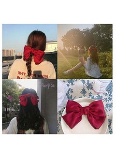 MXXGMYJ Hair Clip, Large Red Bow Hair Bow For Women Girls, Hair Accessories Styling Tools, Party Gifts Decoration, 1 Count  - Image 2