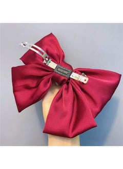 MXXGMYJ Hair Clip, Large Red Bow Hair Bow For Women Girls, Hair Accessories Styling Tools, Party Gifts Decoration, 1 Count  - Image 1