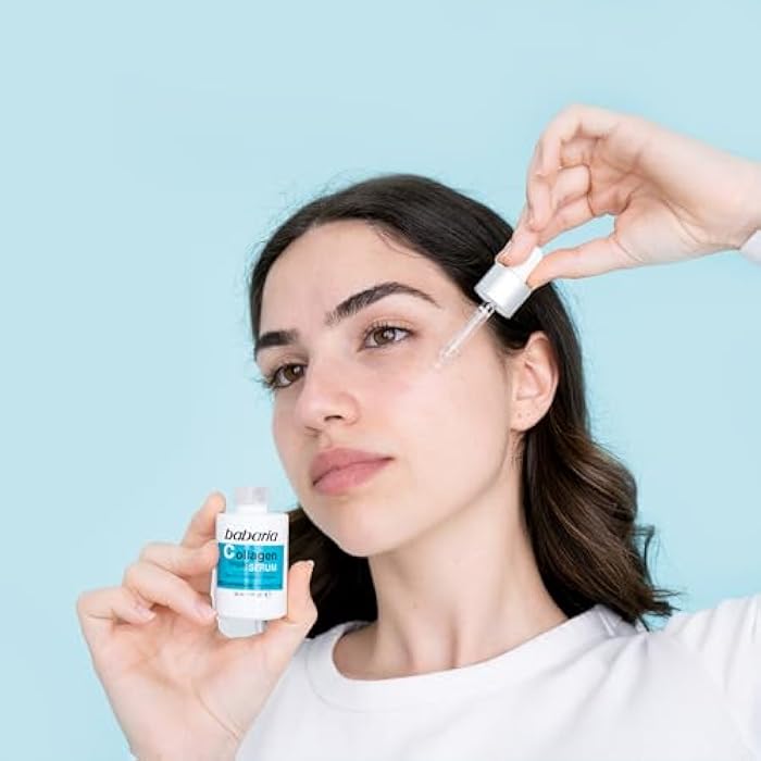 Babaria Collagen Vegan Serum - Face Serum Made from Wild Plants - Skin Care for Skin Elasticity and Firmness - Anti-Aging Serum for Face - 1 oz - Image 2