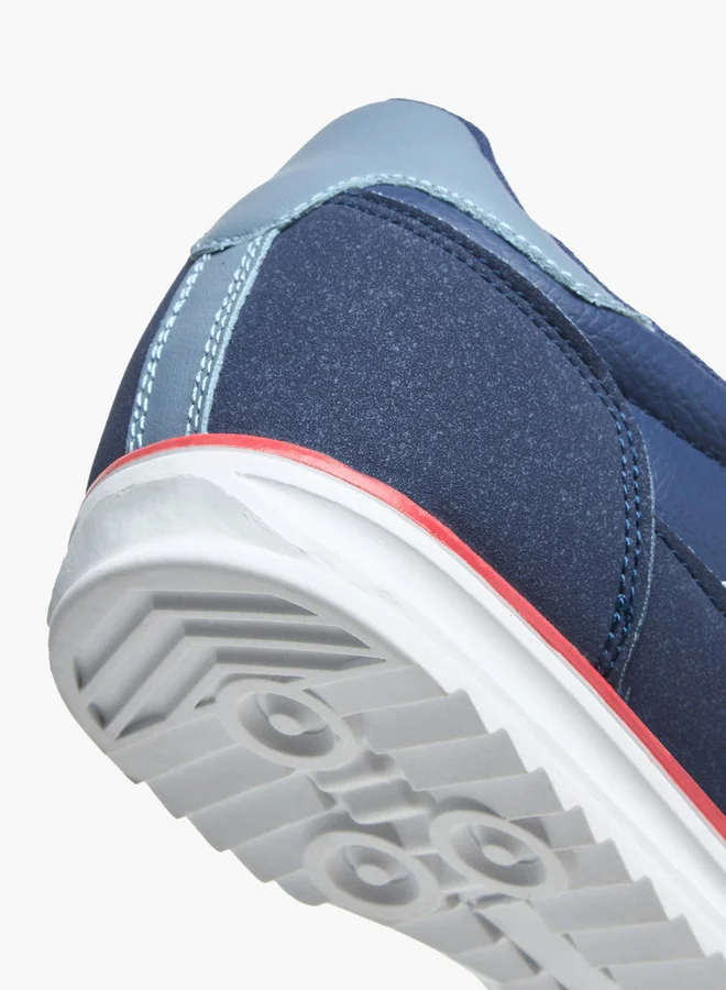 Dash Men's Logo Detail Sports Shoes with Lace-Up Closure