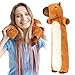 Happy Fuel Capybara Microwavable Weighted Stuffed Animals Unscented Heatable Plush Doll Cute Capybara Plush Toys Gifts for Girls Boys and Kids - Image 3