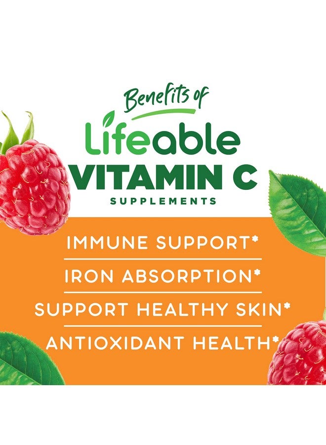 Lifeable Sugar Free Vitamin C for Kids - 250 mg - Great Tasting Natural Flavor Gummy Supplement - Vegetarian GMO-Free Chewable Vitamin - for Immune Support - for Children - 90 Gummies - Image 3