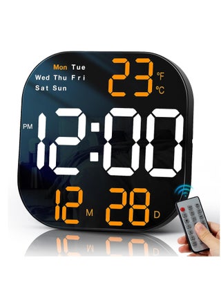 10.55 Inch Digital Wall Clock with Remote Automatic Brightness Dimmer LED Clock Square Alarm Clock for Living Room Decor - pzsku/ZCA7F618BFFC78976A61DZ/45/_/1694398427/5a9a1223-f3d7-4c7e-a4dd-8b67a6a2cea2