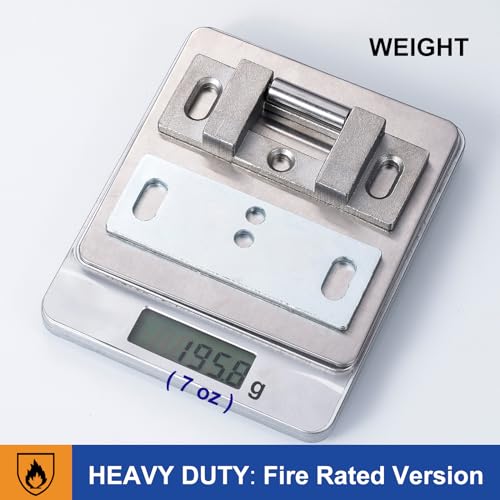 MOSECYOU Fire Rated Rim Strike for Panic Exit Device, Surface Roller Strike Plate for Push/Cross Bar, Universal Striker for Storefront/Commercial/Household Emergency Exit Door - Image 4