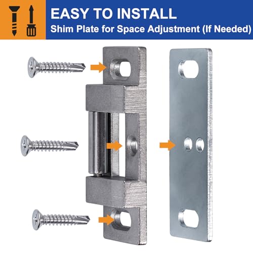 MOSECYOU Fire Rated Rim Strike for Panic Exit Device, Surface Roller Strike Plate for Push/Cross Bar, Universal Striker for Storefront/Commercial/Household Emergency Exit Door - Image 5