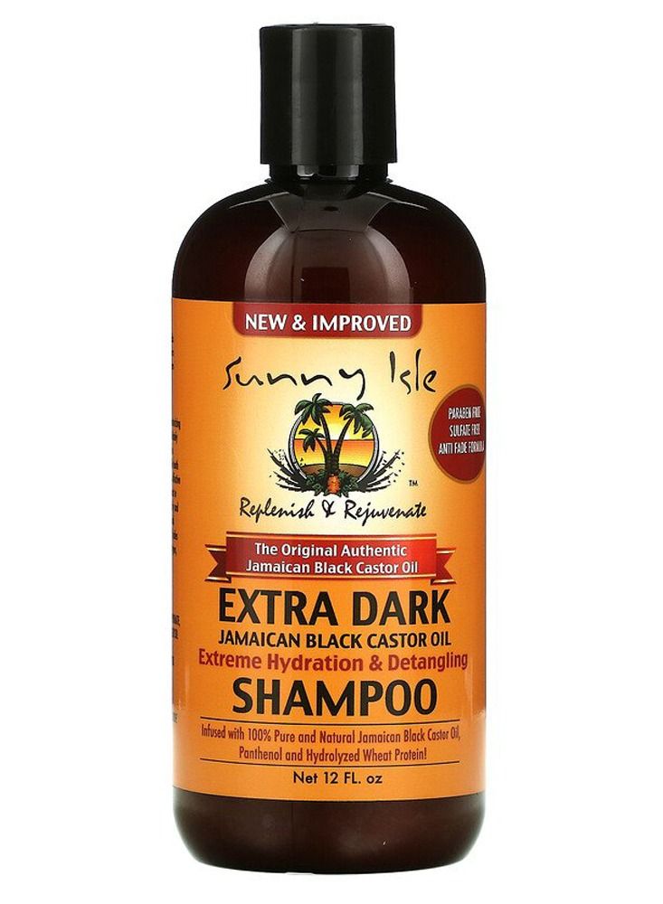 صاني آيل الجامايكي الأسود الخروع النفط الترطيب المدقع والشامبو detangling 12ounce - Image 1