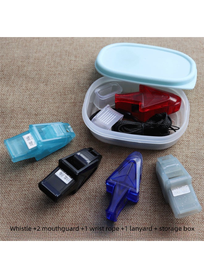 Generic Outdoor Sports Whistle - High Pitched Shrill Sound Ideal For Coaching Refereeing-Color:Upgraded Dolphin Light Blue (Send Six Accessories) - Image 1