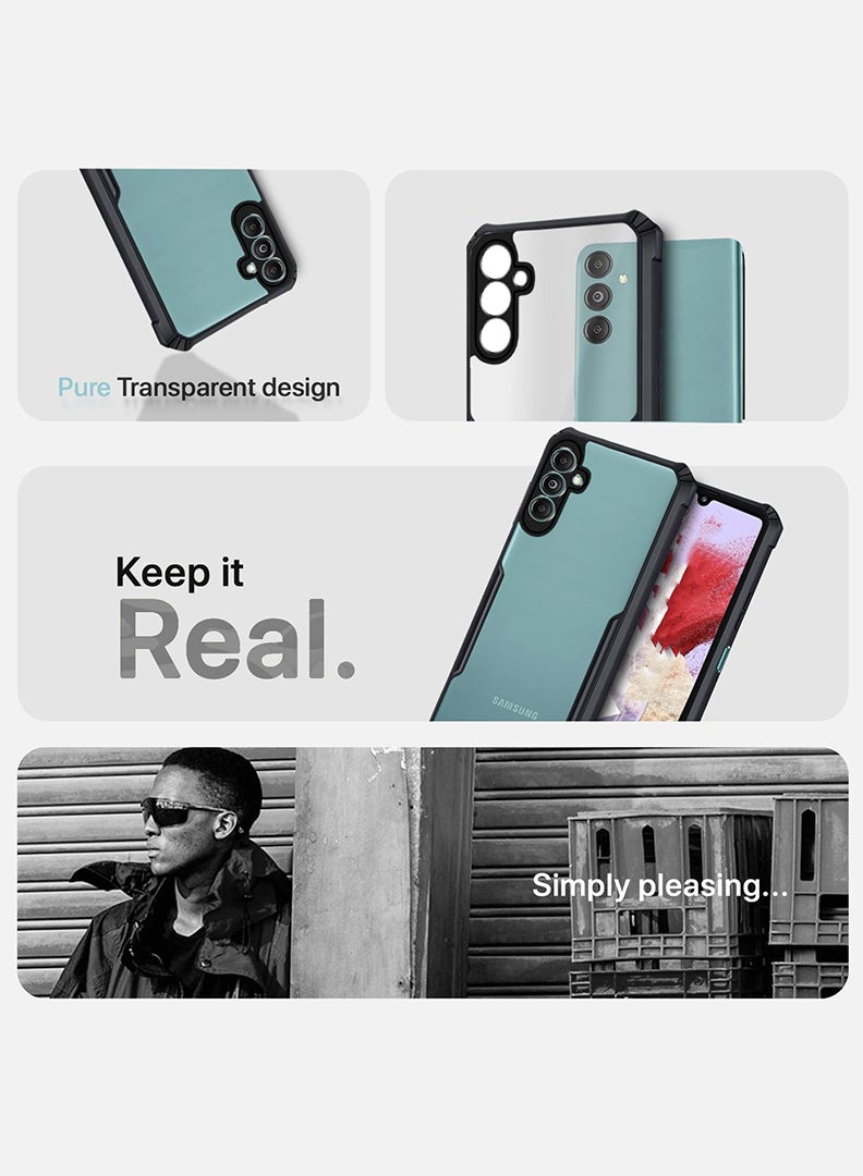 Case Up Case For Samsung Galaxy S23 FE Crystal Clear Back Cover Case With 360 Degree Protection, Shockproof Bumper Protective Phone Cover, Anti-Scratch Hard PC Back (Clear) - Image 4