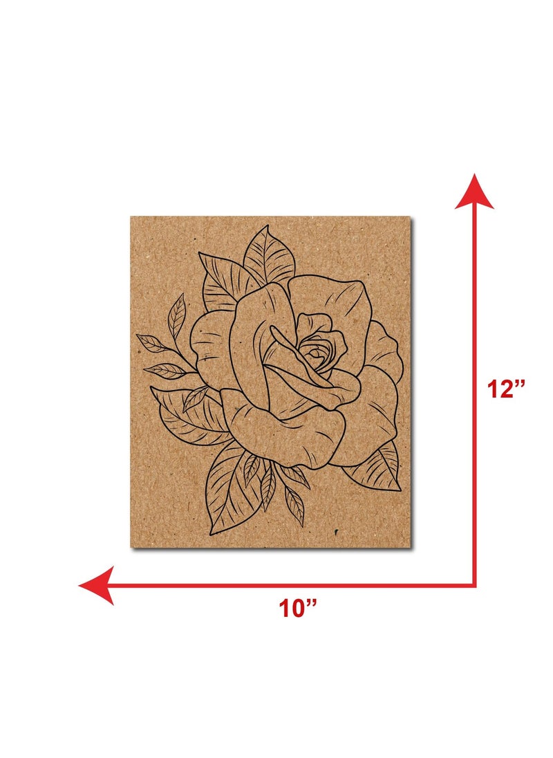 Swister Decor Rose PreMarked DIY MDF Base  - Image 2