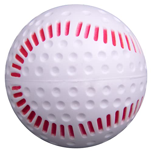 Baden White Dimpled Baseballs with Red Seams | High-Durability for Pitching Machines, Consistent Training, 12-Pack - Image 4