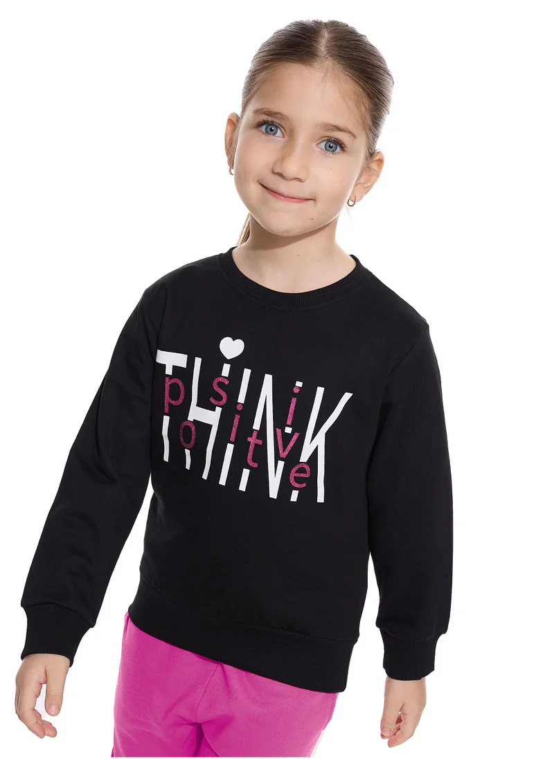 victor and jane Glitter Printed Sweatshirt