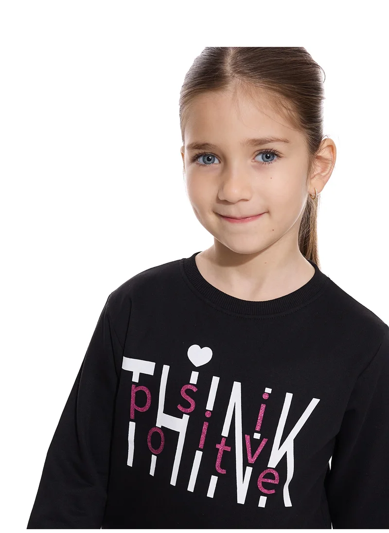 victor and jane Glitter Printed Sweatshirt
