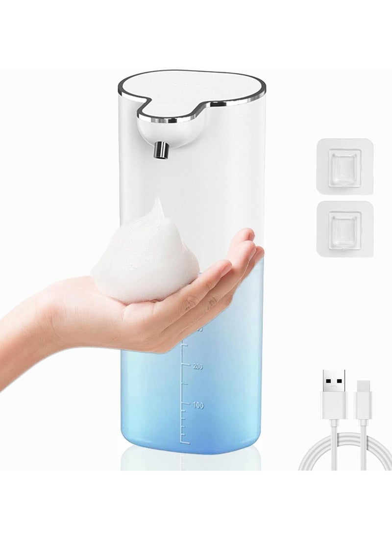 موثوقية التنبؤ موزع صابون رغوي اوتوماتيكي، موزع صابون رغوي 400 مل، 4 تروس قابلة للتعديل، قابل لاعادة الشحن بمنفذ USB، موزع صابون تلقائي بدون لمس للمطبخ والحمام والمطعم - Image 1