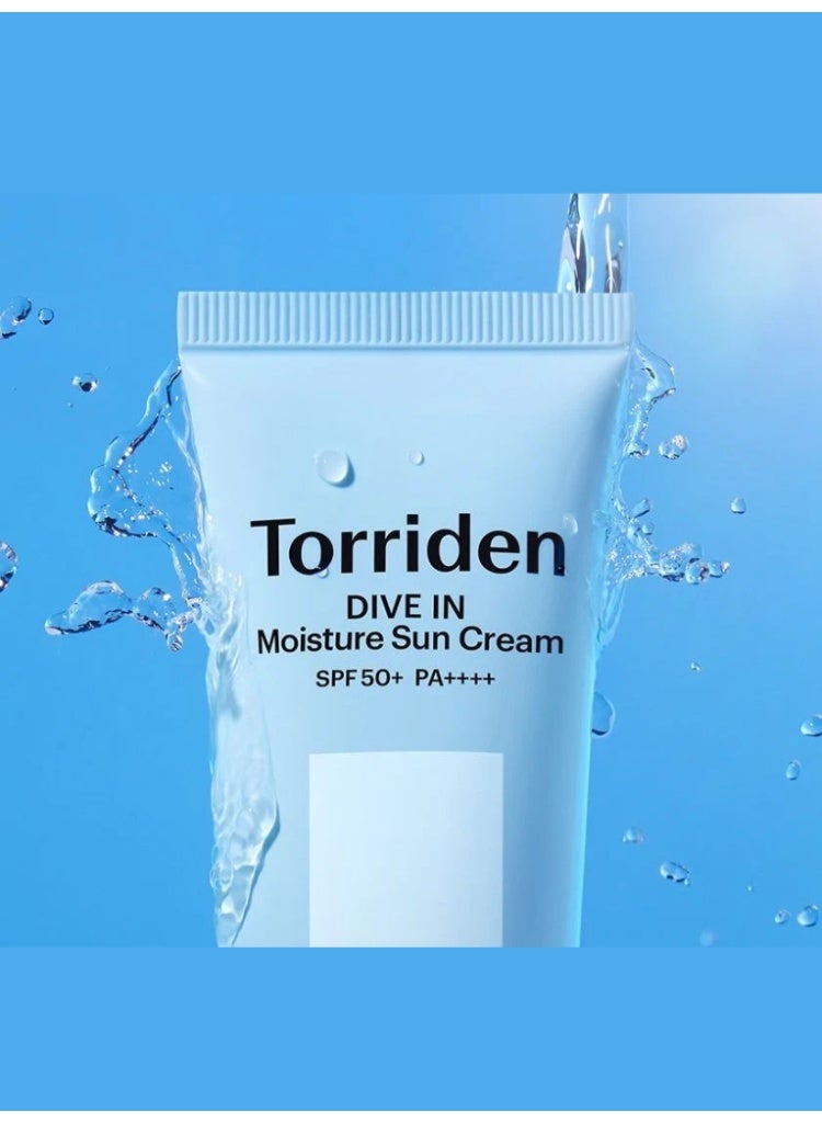 Torriden Dive In Moisture Sun Cream SPF 50+ PA++++ for Deep Hydration & Strong UV Defense - Image 3