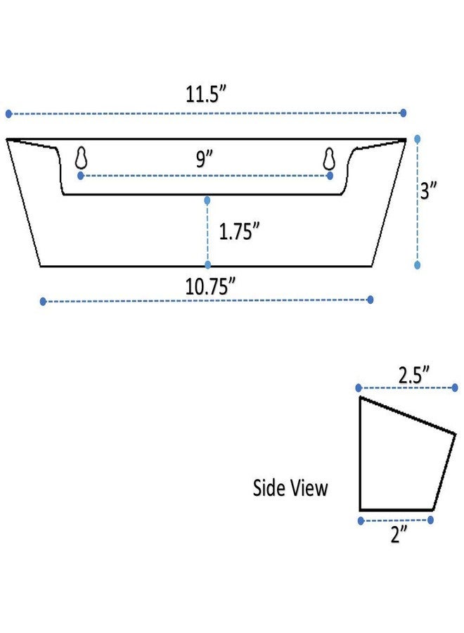 H. Bowes Sink Front Tip-Out Tray (for 12-1/2" Wide Space, 11-3/4" Tray Size, White) - Image 2