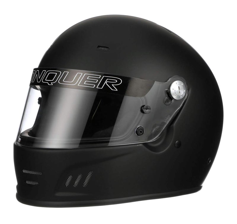 Conquer Snell SA2020 Approved Full Face Auto Racing Race Car Helmet Adult Men Women Youth Black or White Black Large