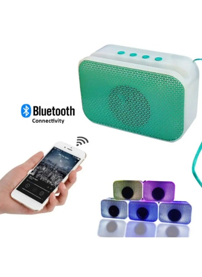 Enjoy a unique listening experience with the A011 portable speakers, featuring a long-lasting battery, attractive colors, and the ability to play music via Bluetooth, memory card, or USB. Ideal for parties, travel, and everyday use.