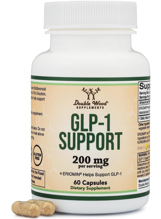 مكمل GLP-1 - مستخلص بيوفلافونويد مُدرَس سريريًا للمساعدة في دعم مستويات GLP-1 الطبيعية وتعزيز صحة الأمعاء (200 ملغ، 30 حصة) بنسبة معيارية تصل إلى 70% من الإريوسيترين و5% من الهسبيريدين من إنتاج شركة Double Wood - Image 1