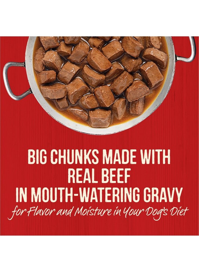 ميريك طعام كلاب معلب فاخر وصحي من ميريك، خالي من الحبوب، لحم حقيقي، مع حشوة لحم تكساس الكبيرة - عبوة من ١٢ علبة، ١٢.٧ أونصة - Image 2