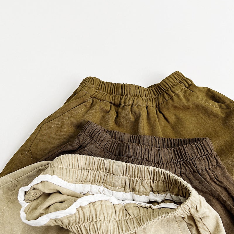 Children's Cotton Shorts – Retro Forest Style Summer Pants for Boys and Girls - Image 5