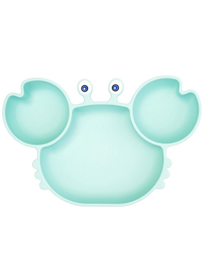 Linowos Silicone Suction Plate for Toddlers - Self Feeding Training Divided Plate Dish and Bowl for Baby and Toddler, Fits for Most Highchairs Trays, BPA Free Microwave Dishwasher Safe - Image 1