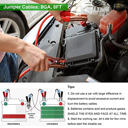 HolaKit Auto Emergency Kit, 55-Piece Car Emergency Roadside Kit with Jumper Cables, First Aid Kit, Safety Hammer, Goggles, Tow Ropes and More Ideal Car Essential Accessories for Women and Men - Image 2
