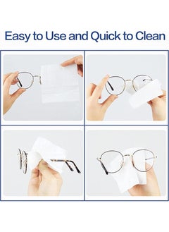 Opula Glasses cleaning wipes, glasses wipes 25 pcs, extra thick, pre-moistened and quick-drying, individually wrapped, suitable for all types of glasses and electronic screens  - Image 3