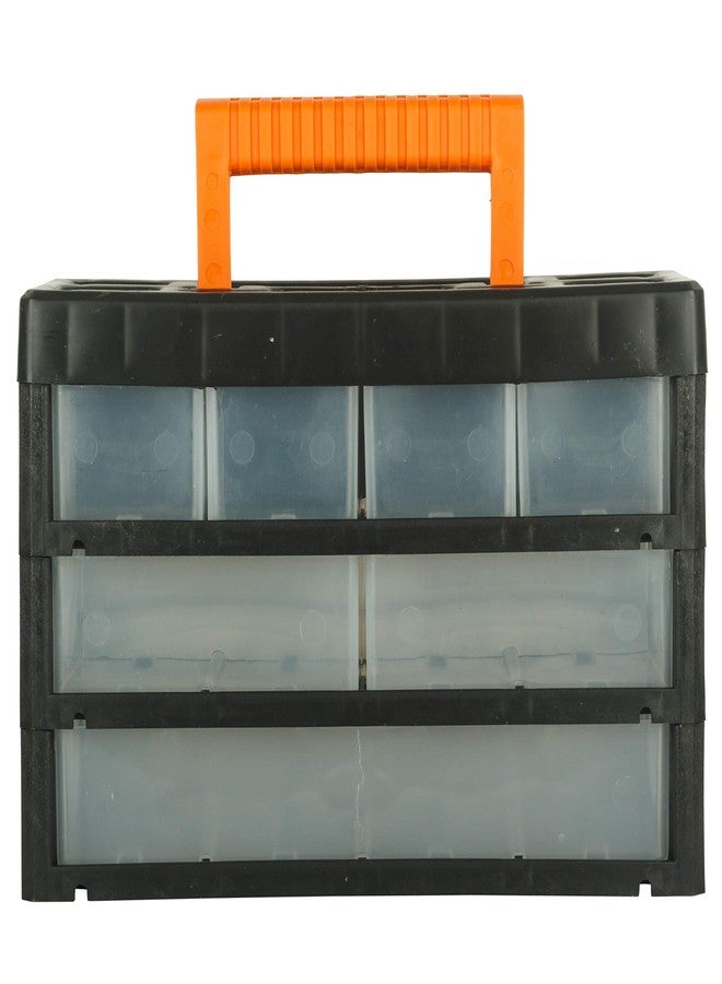 BLACK+DECKER BDST73829-8 Small Portable Cabinet for Multi-Purpose Home/Tool Storage with Carry Handle (7 Drawers,Plastic) - Image 2