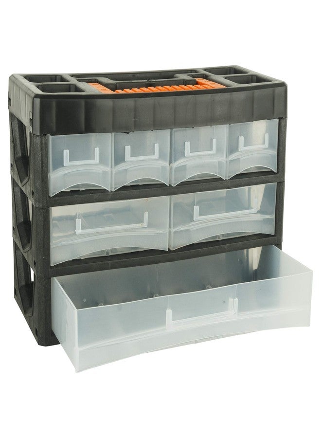 BLACK+DECKER BDST73829-8 Small Portable Cabinet for Multi-Purpose Home/Tool Storage with Carry Handle (7 Drawers,Plastic) - Image 5