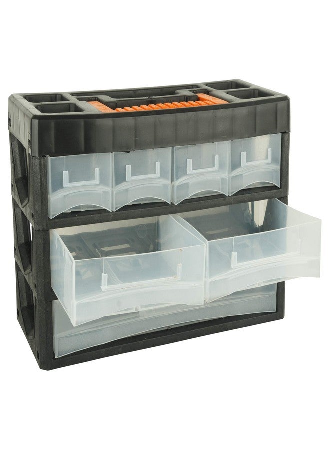 BLACK+DECKER BDST73829-8 Small Portable Cabinet for Multi-Purpose Home/Tool Storage with Carry Handle (7 Drawers,Plastic) - Image 4