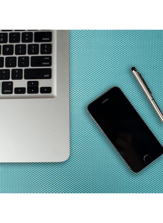 ElastPro إيلاست برو (60 سم × 5 م) حصيرة/ورقة مضادة للانزلاق قابلة للغسل من EVA بدرجة غذائية باللون الأزرق الفاتح للثلاجة، بطانة الرفوف، الطاولة، درج المطبخ (نقش ماسي، أزرق فاتح) - Image 4