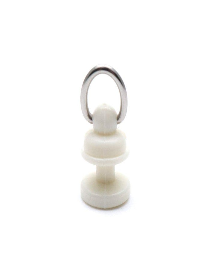 Treely 40Pcs Ceiling Track Rollers Curtain Carrier Drapery Rail Sliding Glider for Windows Shower Curtain Tracks - Image 2