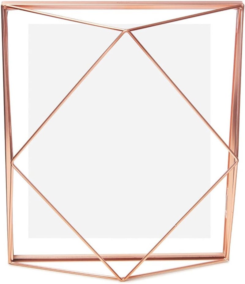 UMBRA Prisma Picture Frame, 8x10 Photo Display for Desk or Wall, Copper - Image 4