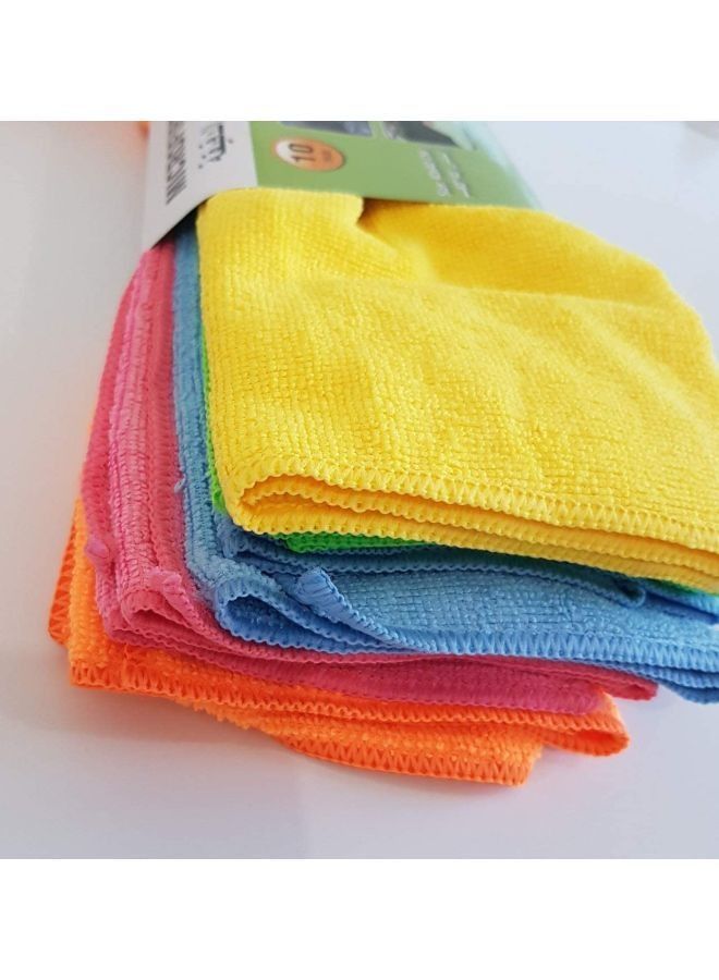 10-Piece Microfiber Cleaning Cloth Set - Image 2