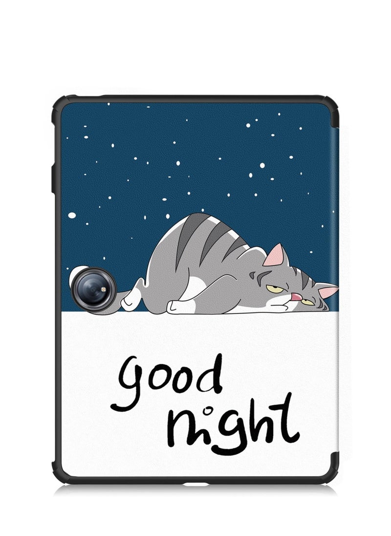 Generic - Case for OnePlus Pad 2 / OnePlus Pad Pro 12.1 Inch Released 2024 Folio Slim Smart Cover Lightweight Hard Shell Protective Case with Multi-Angle Stand -Cat - Image 1