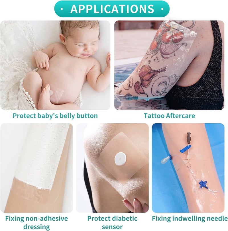 Dimora Upgrade Silver Calcium Alginate Wound Dressing 4 x 4 Patches 5 Packs Dimora Transparent Film Dressing 50 Packs - Image 5