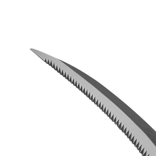 Zenport K202 Lavender Harvest Sickle/Berry Knife, Notched Wooden Handle, 6.5-Inch Curved Serrated Blade - Image 5