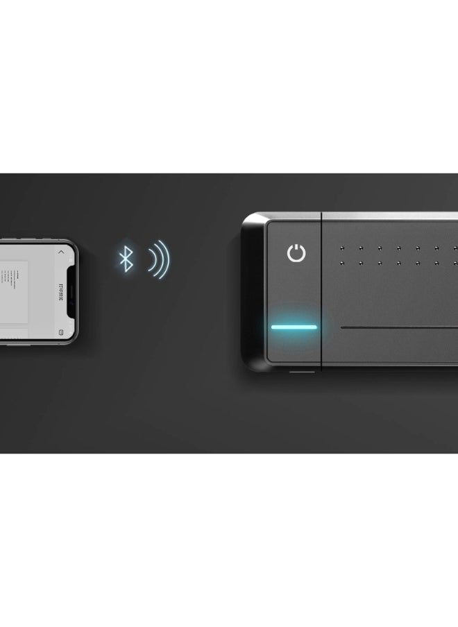 اتش بي ار تي - طابعة حرارية محمولة A4 HPRT MT800، تعمل بالبلوتوث وUSB، تدعم iOS وAndroid وWindows، بطارية قابلة لإعادة الشحن 2000mAh، طباعة بدون حبر على ورق فاكس حراري A4 – مثالية للسفر والمكتب والمنزل والمركبات - Image 1