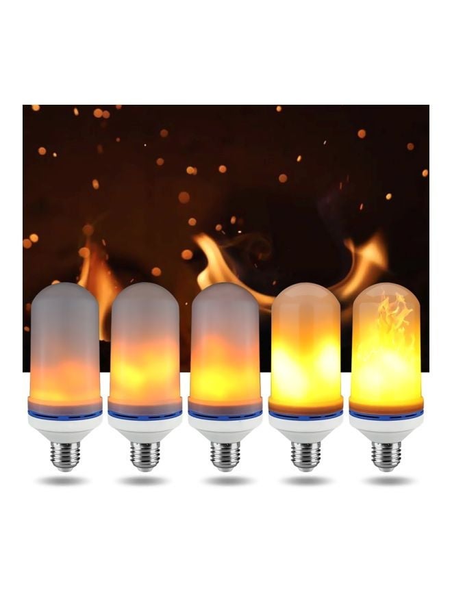 NIBEMINENT Flame Effect Fire Flickering Light Bulb Green 6.1x2.3inch - Image 3