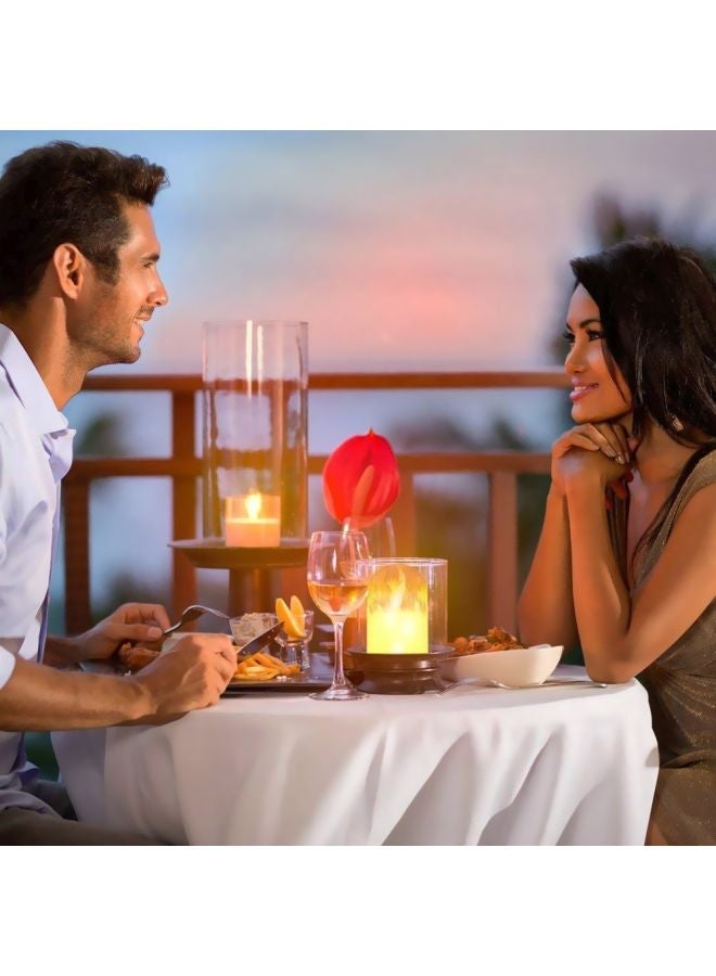 NIBEMINENT Flame Effect Fire Flickering Light Bulb Green 6.1x2.3inch - Image 4