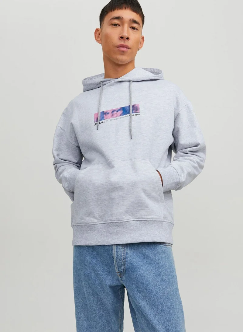 JACK & JONES Graphic Printed Hoodie