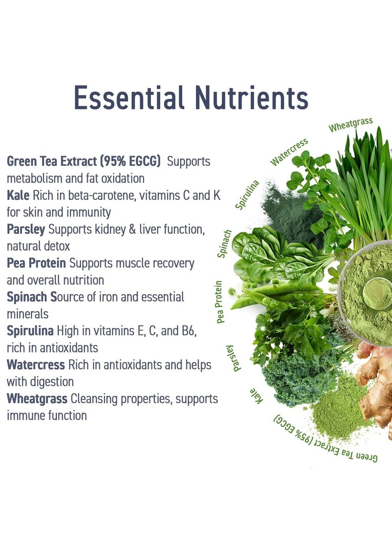 Applied Nutrition Critical Greens Super Greens Powder – 150g (Apple Burst) 17 Superfood Extracts, Boosts Immunity & Digestion  - Image 5