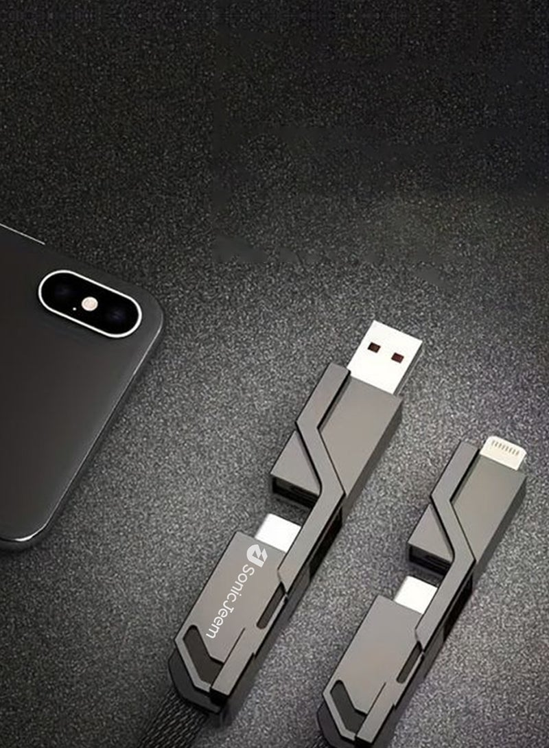 SONIC JEEM 4in1 Data Cable Super Charging SJ122B - Image 4