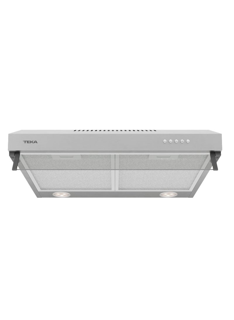 TEKA 60 cm Classic Hood, 3 Speeds, Push Button Controls & LED Spotlight in Stainless Steel CX 62120 KOS Built-Under 103 W 113150014 Stainless Steel - Image 1