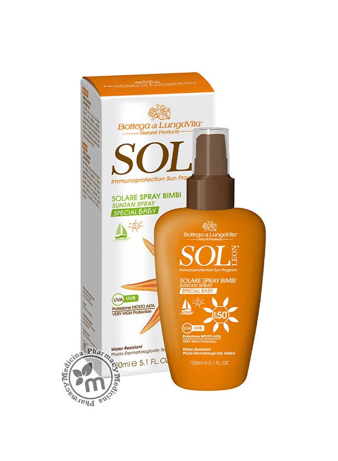 Sol Leon Sun Protection Spf50+ Special Baby Spray 150ml